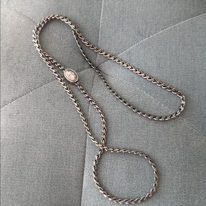 Silver Fossil Necklace